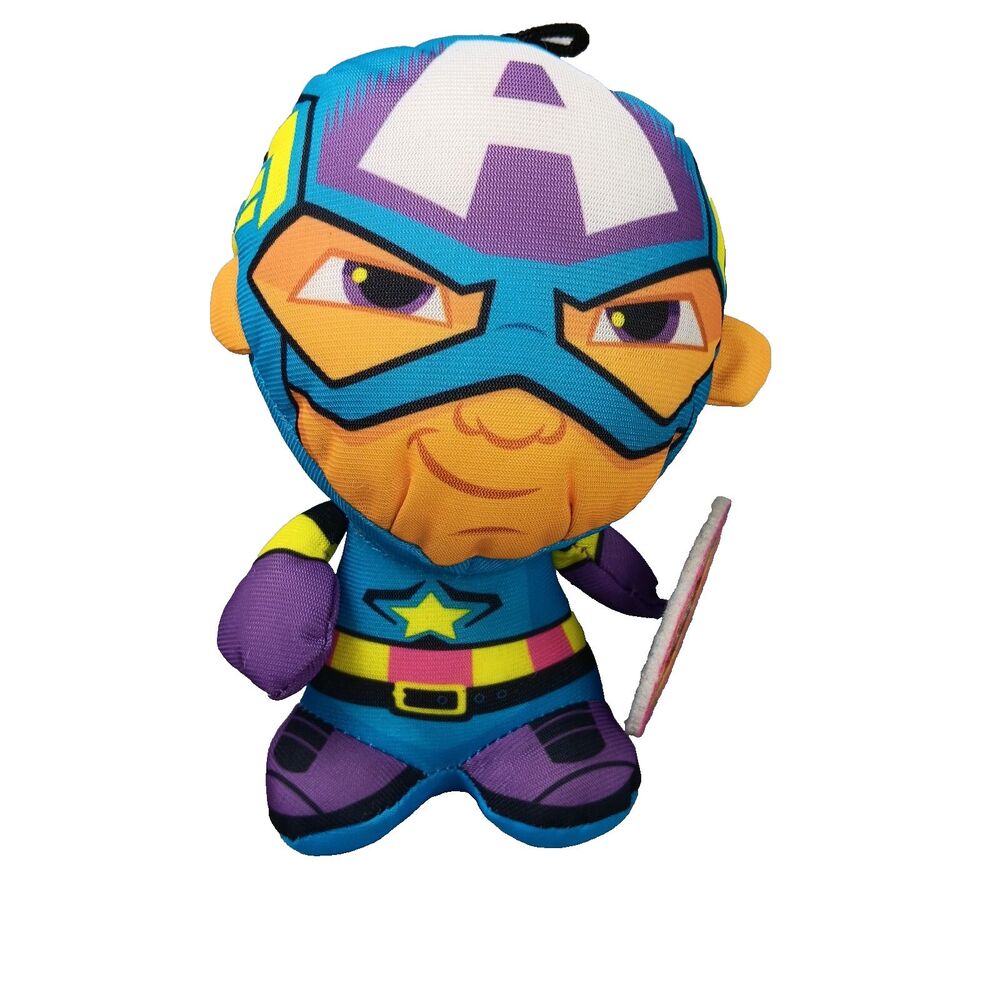 Good Stuff Marvel Kids Avengers Stuffed Plush Toy Captain America Purple Pink